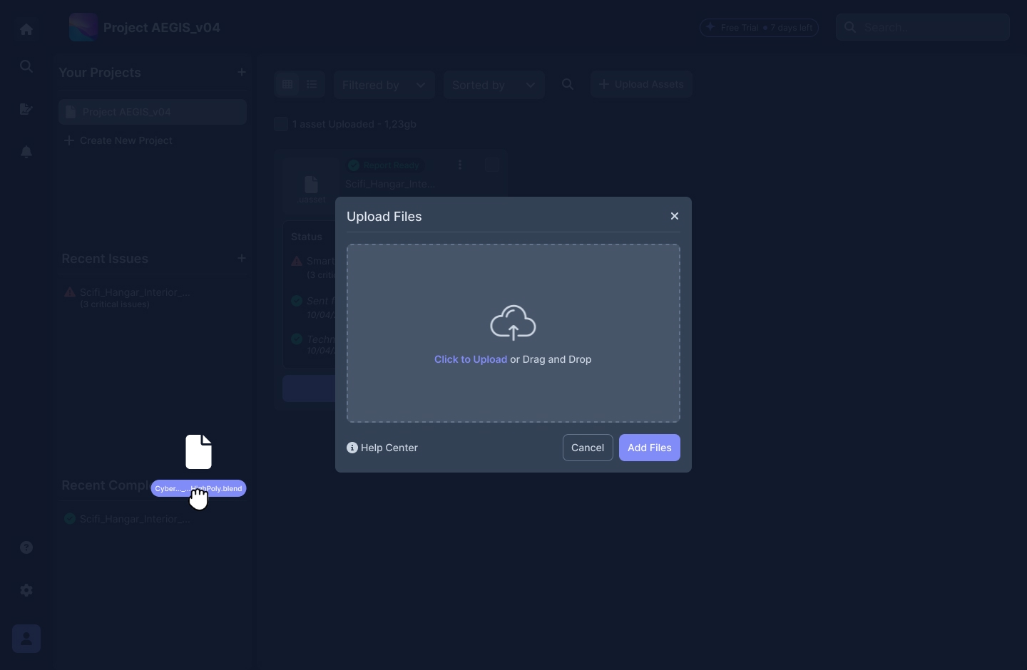 Upload Asset